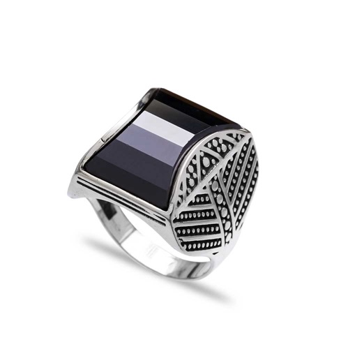 Onyx Authentic Men Ring Wholesale Handmade 925 Sterling Silver